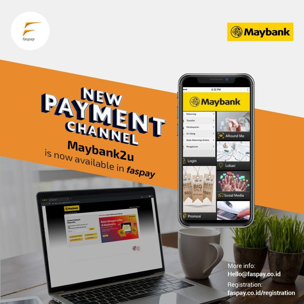 Maybank2u Hadir Sebagai Payment Channel Terbaru di Faspay